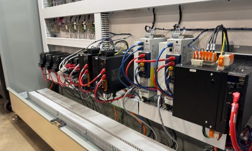 Well-organized panel wiring by certified electricians
